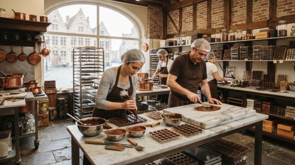 Où participer à un atelier de fabrication de chocolat en Belgique?